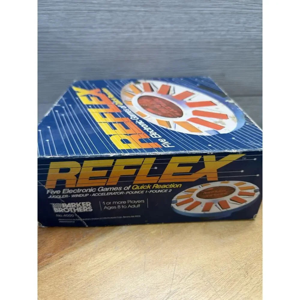 Reflex Vintage Electronic Hand Held Game Five Electronic Games of Quick Reaction
